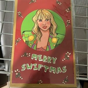 Taylor Swift Merry Swiftmas Chistmas Card  - PERFECT FOR THE SWIFTIE FAN. NEW